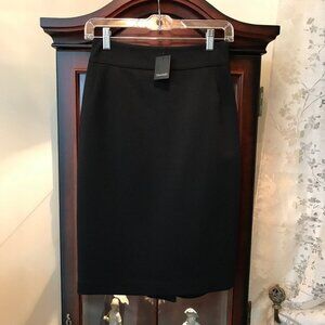 NWT TAHARI BLACK PENCIL SKIRT, SIZE 4- MSRP $178.00